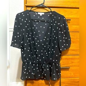 Nine Britton scalloped blouse